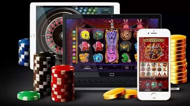 Mobile phone showing roulette betting interface and real-time chat